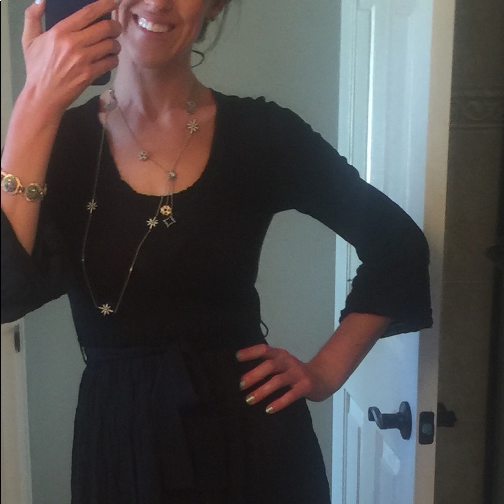 SALE‼️Missoni Black Bell Sleeve Knit Dress